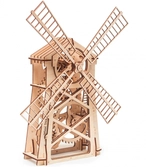 Mécanisme 3d en bois - moulin - 76 pcs