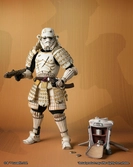 Star wars: the mandalorian figurine meisho movie realization ashigaru stormtrooper (remnant) 18 cm
