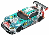 Hatsune miku gt project véhicule 1/18 hatsune miku amg 2023 season opening ver. 26 cm