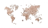 Puzzle 3d en bois - mappemonde format xxl - 147 pcs