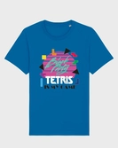 Tetris t-shirt 90s block party! blue (xl)