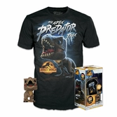 Jurassic world - pocket pop - trex + t-shirt (l)