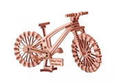 Puzzle 3d en bois - mini vélo - 14 pcs
