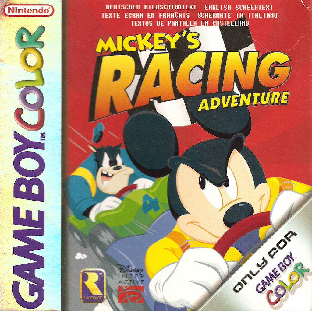Mickey s adventures. Mickey's Racing Adventure. Game boy Adventure. Mickey Adventure. Гонки на game boy Color.