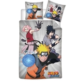 Naruto shippuden - trio - parure de lit 140x200cm  - '100% polyester'