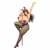 Comic shingeki statuette pvc 1/5 sakurazawa yuka (re-run) 36 cm