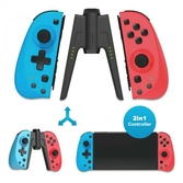 Manettes duo pro pack type joycon eaxus – blue/red