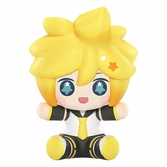 Character vocal series 02: kagamine rin/len figurine chibi huggy good smile kagamine len ver.  6 cm