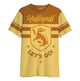 Harry potter - poufsouffle let's go - t-shirt oversize homme (xs)
