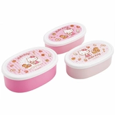 Hello kitty set de 3 bento box sweety pink