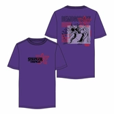 Stranger things t-shirt demogorgon purple (s)