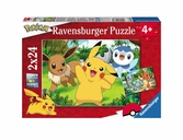 Pokémon puzzle pour enfants xxl pikachu & friends (2 x 24 pièces)