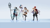 Fate/extra statuette pvc caster / altria caster 20 cm