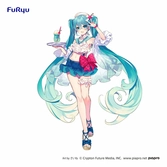 Spy x family statuette pvc hatsune miku sweetsweets series melon soda float 18 cm