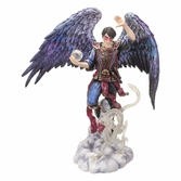 Anne stokes statuette magic air wizard 22 cm
