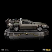 Retour Vers Le Futur Statuette 1/10 Art Scale Delorean 23 cm