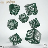 Harry potter pack dés slytherin modern dice set - green (7)