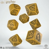 Harry potter pack dés hufflepuff modern dice set - yellow (7)