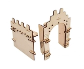 Mur et porte click&play en bois (à assembler)