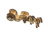 Calèche à cheval en bois à assembler