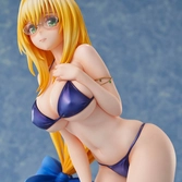 To love-ru darkness statuette pvc 1/4 darkness swimsuit series tearju lunatique ver. 36 cm