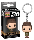 Star wars: obi-wan kenobi présentoir porte-clés pop! vinyl young leia organa 4 cm (12)