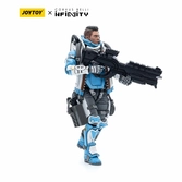 Infinity figurine 1/18 panoceania nokken special intervention and recon team 1man 12 cm