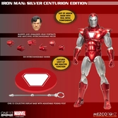 Marvel figurine 1/12 iron man (silver centurion edition) 16 cm