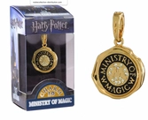 Harry potter - pendentif charm lumos - le ministère de la magie
