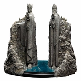Le seigneur des anneaux statuette the argonath environment 34 cm - emballage très abîmé