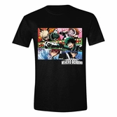 My hero academia t-shirt characters panels (l)