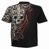 Spiral direct - skull shoulder wrap - t-shirt