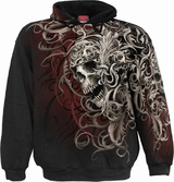 Spiral direct - skull shoulder wrap - hoody