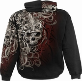 Spiral direct - skull shoulder wrap - hoody