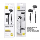 Ecouteur avec microphone s.basic - nc3224 -1,2m - noir