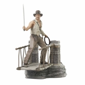 Indiana jones et le temple maudit deluxe gallery statuette pvc rope bridge 28 cm