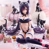 Original character statuette pvc cat maid 15 cm