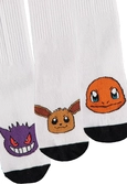 Pokemon pack 3 paires de chaussettes heads black & white 39-42