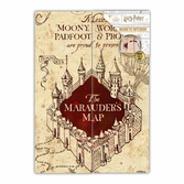 Harry potter bloc-notes magnétique a5 marauders map (carton de 6)