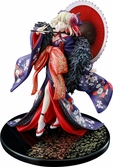 Fate/stay night: heaven's feel statuette pvc 1/7 saber alter: kimono ver.(re-run) 28 cm
