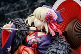 Fate/stay night: heaven's feel statuette pvc 1/7 saber alter: kimono ver.(re-run) 28 cm