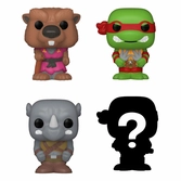 Les tortues ninja pack 4 figurines bitty pop! vinyl splinter 2,5 cm