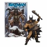 Dc direct page punchers figurine et comic book batman (batman: fighting the frozen comic) 18 cm