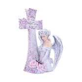 Weave in faith angel figurine par jessica galbreth 26cm