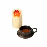 Le château ambulant lampe illuminated calcifer & candle 13 cm