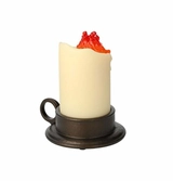 Le château ambulant lampe illuminated calcifer & candle 13 cm