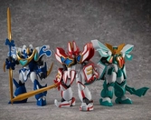 Mado king granzort figurine variable action mini super granzort, super aquabeat & super winzart 10 cm