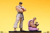Street fighter statuettes pvc 1/10 ryu & dan 18 cm