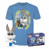Looney tunes pop! & tee set figurine et t-shirt bugs as fred (s)