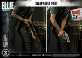 The last of us part ii statuette 1/4 ultimate premium masterline series ellie "the theater" bonus version 58 cm